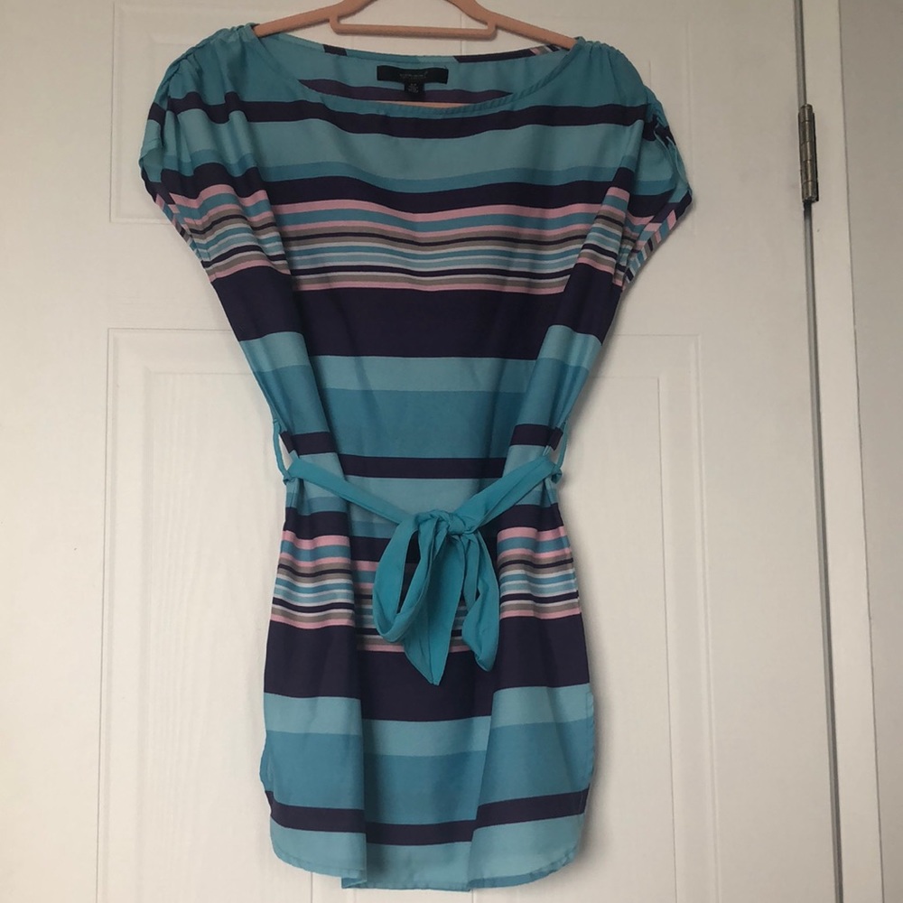 Striped tunic shirt